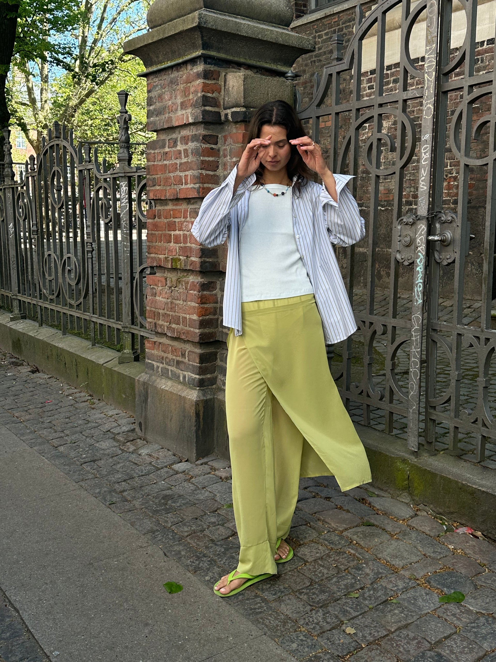 Amalie Pants Lime Green
